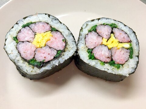 初めての飾り寿司〜梅の花 ピンク〜